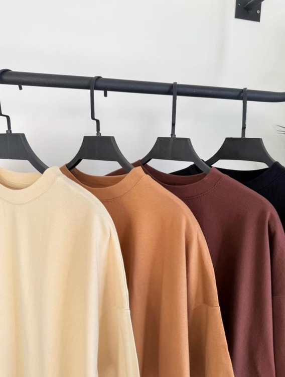 تی شرت زنانه مدل باکسی ساده womens shirt