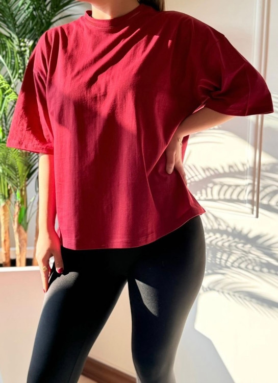 تی شرت زنانه مدل باکسی ساده womens shirt