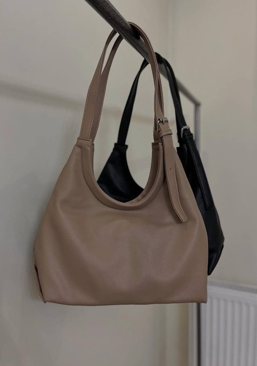 کیف دودسته دسته کمربندی طرح هلالی women bag