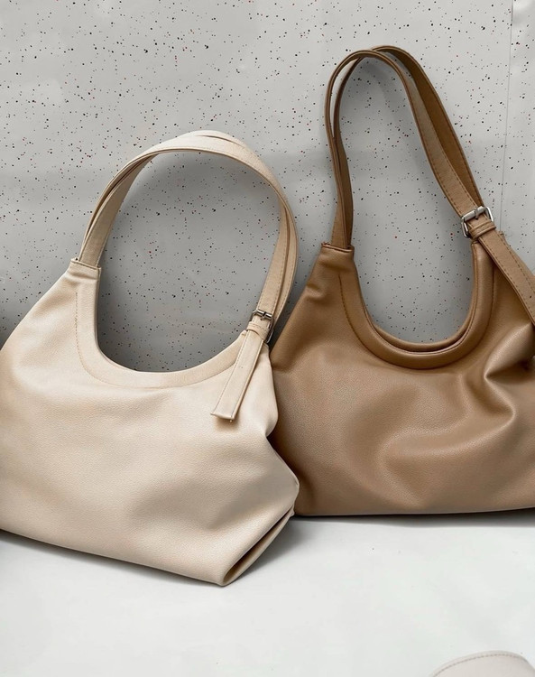 کیف دودسته دسته کمربندی طرح هلالی women bag