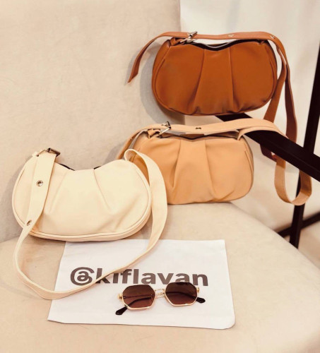 کیف زنانه پاسپورتی مدل شل دسته کمربندی womens bag