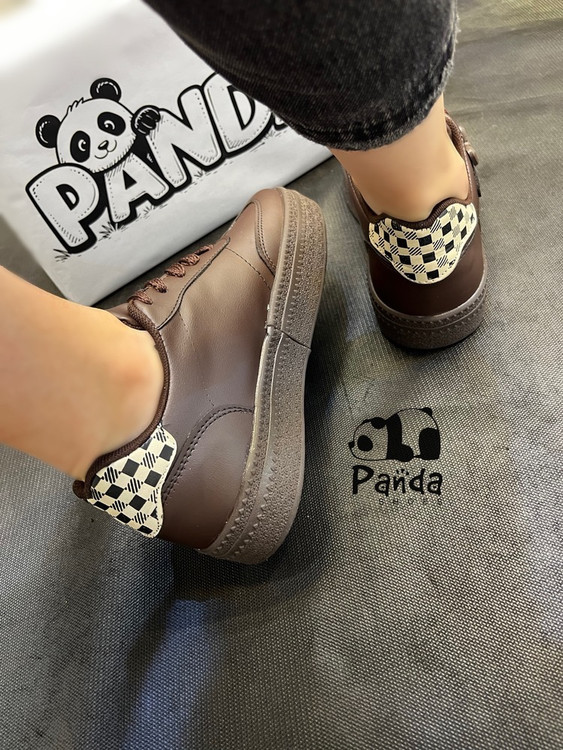 کفش ونس گربهای | اسپرت فانتزی با زیره PVC | رنگبندی کرم، موکا و مشکی