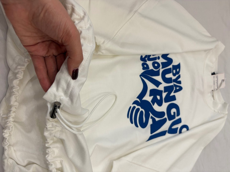 تیشرت زنانه مجینست فری سایز کشدار | تیشرت اسپرت خارجی زنانه