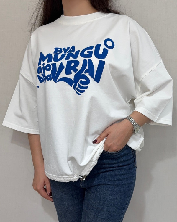 تیشرت زنانه مجینست فری سایز کشدار | تیشرت اسپرت خارجی زنانه