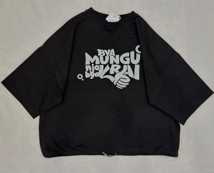 تیشرت زنانه مجینست فری سایز کشدار | تیشرت اسپرت خارجی زنانه