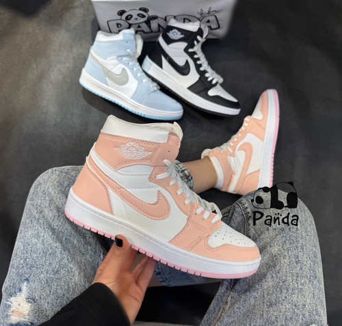 کفش زنانه نایک جردن ساقدار با زیره PU و کفی طبی