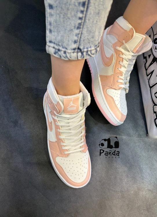 کفش زنانه نایک جردن ساقدار با زیره PU و کفی طبی