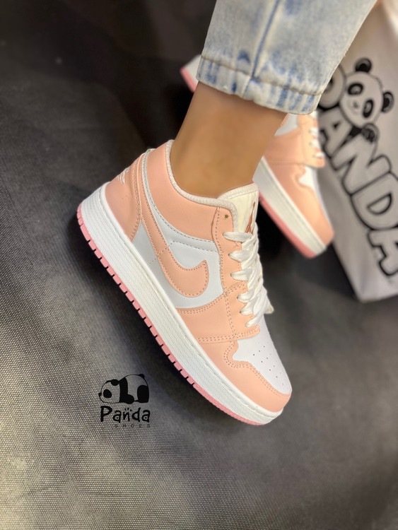 کفش اسپرت زنانه نایک جردن وان دوردوخت | کفی طبی | سه رنگ سفید صورتی، سفید مشکی، سفید سرمهای