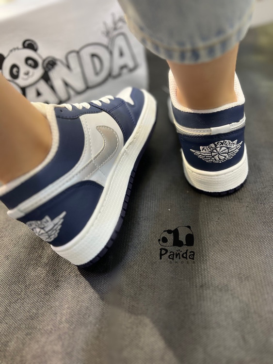 کفش اسپرت زنانه نایک جردن وان دوردوخت | کفی طبی | سه رنگ سفید صورتی، سفید مشکی، سفید سرمهای