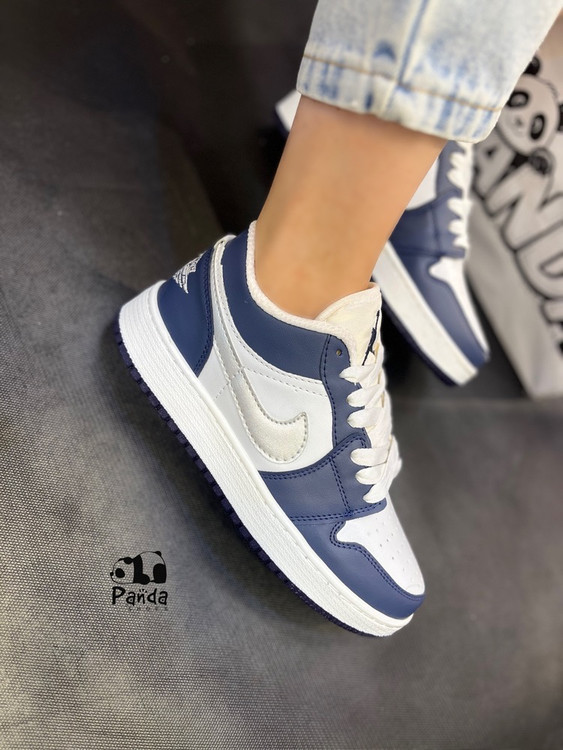 کفش اسپرت زنانه نایک جردن وان دوردوخت | کفی طبی | سه رنگ سفید صورتی، سفید مشکی، سفید سرمهای