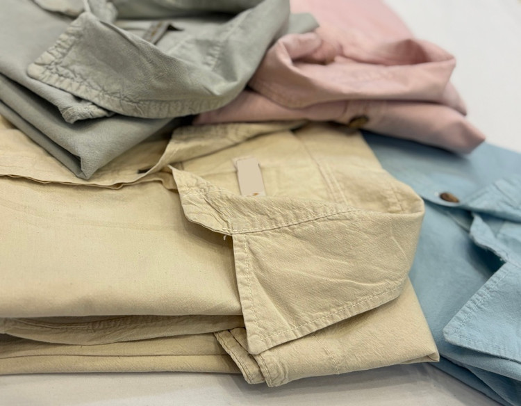 شومیز زنانه سوپر پنبه آستین کوتاه | خنک و راحت در ۸ رنگ ملایم 👚