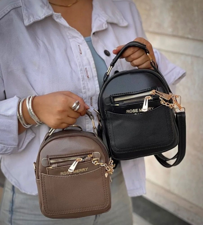 کیف رودوشی زنانه چرمی مدل مینیمال اسپرت