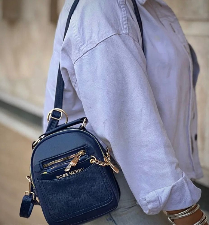 کیف رودوشی زنانه چرمی مدل مینیمال اسپرت