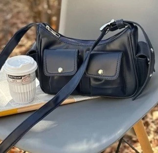 کیف زنانه مدل 2 جیب جلو شل رودوشی womens bag