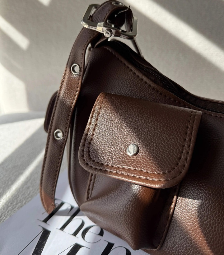 کیف زنانه مدل 2 جیب جلو شل رودوشی womens bag