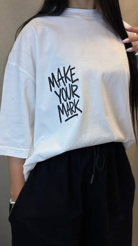 ست تیشرت و شلوار زنانه MAKE YOUR MARK | ست اسپرت تابستانی فری سایز