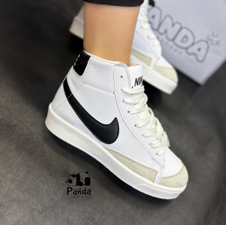 کفش کتانی نایک بلیزر ساقدار (Nike Blazer Mid 77) اسپرت دخترانه و زنانه | کتانی ساقدار اقتصادی سبک 👟🤍