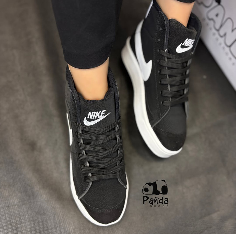 کفش کتانی نایک بلیزر ساقدار (Nike Blazer Mid 77) اسپرت دخترانه و زنانه | کتانی ساقدار اقتصادی سبک 👟🤍