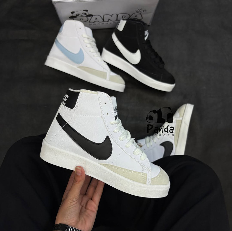 کفش کتانی نایک بلیزر ساقدار (Nike Blazer Mid 77) اسپرت دخترانه و زنانه | کتانی ساقدار اقتصادی سبک 👟🤍