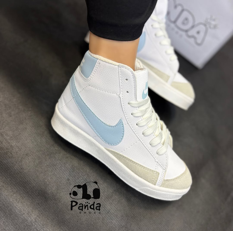 کفش کتانی نایک بلیزر ساقدار (Nike Blazer Mid 77) اسپرت دخترانه و زنانه | کتانی ساقدار اقتصادی سبک 👟🤍