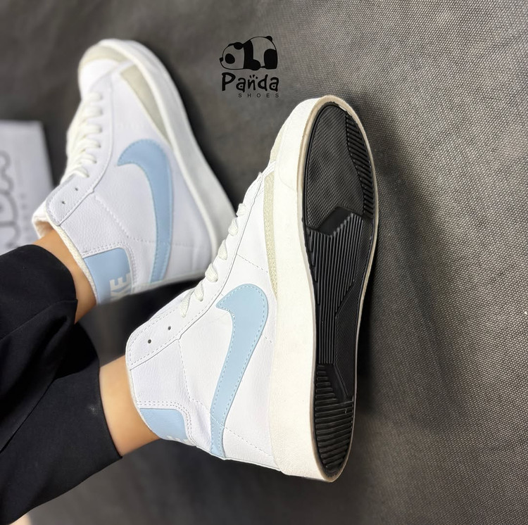 کفش کتانی نایک بلیزر ساقدار (Nike Blazer Mid 77) اسپرت دخترانه و زنانه | کتانی ساقدار اقتصادی سبک 👟🤍