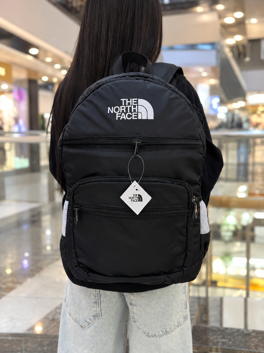 🎒 کوله‌پشتی مشکی The North Face مدل اسپرت | جادار و کاربردی